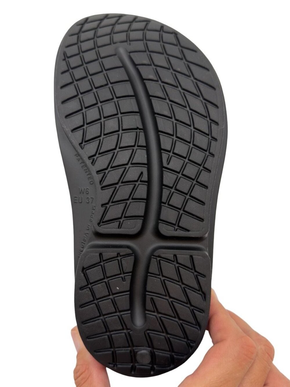 OOFOS Women’s Black OOahh Slide Recovery Sandals Size 6 - Picture 9 of 11